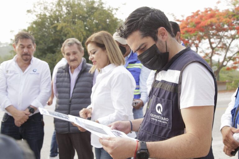 Supervisa SEDESOQ obras de infraestructura social en la zona serrana
