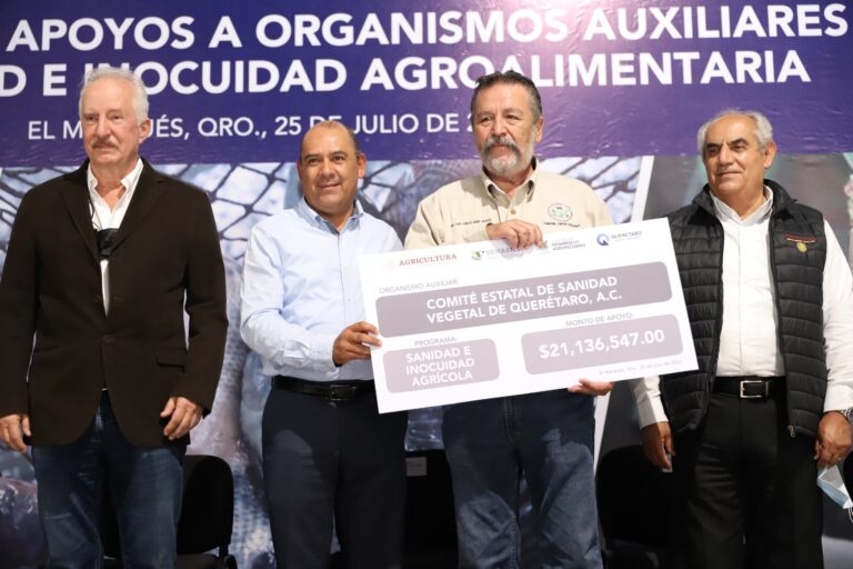 Entrega SEDEA apoyo a organismos auxiliares de sanidad e inocuidad agroalimentaria
