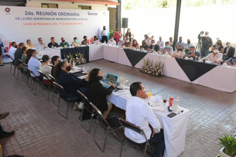 Celebran Segunda Sesión de Red Queretana de Municipios por la Salud 2022