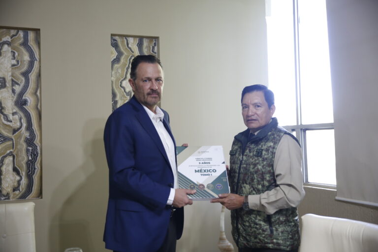 Refrenda Mauricio Kuri colaboración del Estado con el Ejército Mexicano