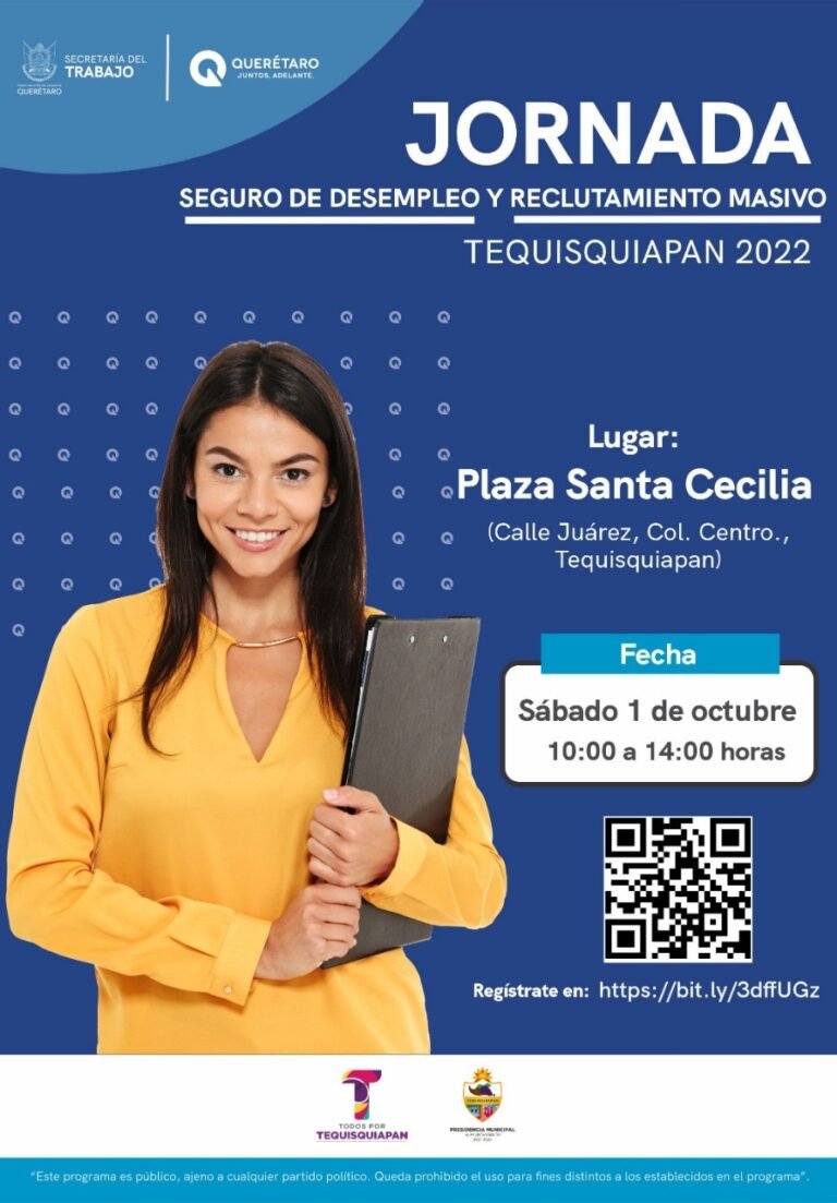 Lleva Secretaría del Trabajo jornada de reclutamiento a Tequisquiapan