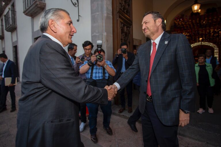 Sostienen encuentro Gobernador y Secretario de Gobernación
