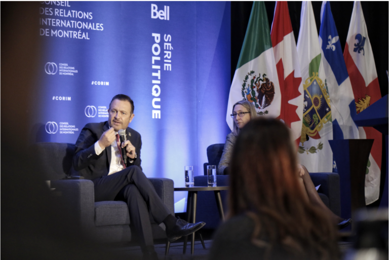 Participa Gobernador en panel del Consejo de Relaciones Internacionales de Montreal (CORIM)