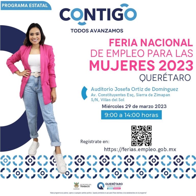 Alista ST Feria Nacional de Empleo para Mujeres en la capital