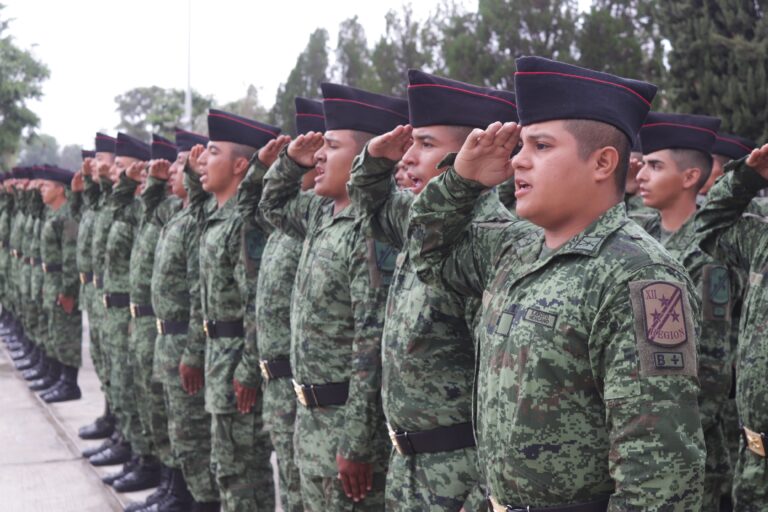 Inician 108 conscriptos el Servicio Militar Nacional