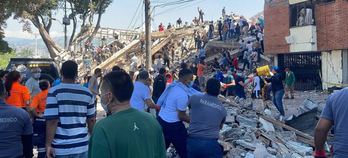 Colombia: La ONU reorienta recursos y despliega personal para apoyar la respuesta al terremoto